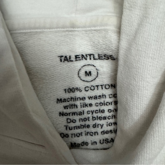 Talentless Please Wash Your Hands Hoodie Size Medium - Picture 4 of 9